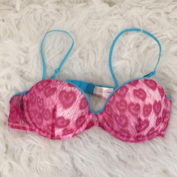 PINK Victoria's Secret Other - Victoria’s Secret PINK Hearts Bra 34B
